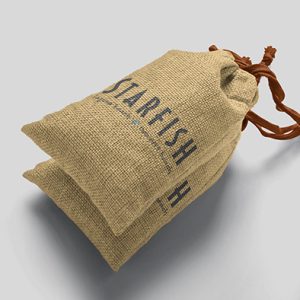 starfish 2 jute bag stacked